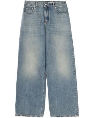 McQueen Wide Leg Jeans - Blue