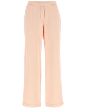 Dolce & Gabbana Dolce & Gabbana Logo Embroidery Joggers - Natural