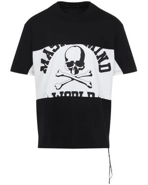 Mastermind Japan Horizontal Blocked Ss Tee - Black