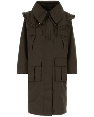 BARBOUR X GANNI Polyester Parka Coat - Multicolour