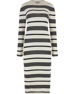 Moncler Boucle Knit Dress - Black
