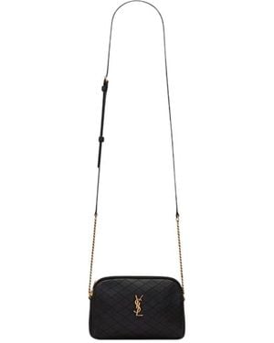 Saint Laurent Gaby Leather Camera Bag - White