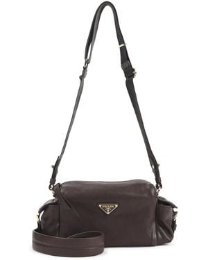 Prada Small Explore Shoulder Bag - Brown