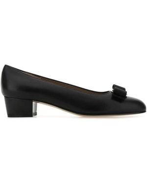 Ferragamo Scarpe Con Tacco Vara - Black