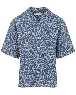 Marni Ss Cotton Shirt - Blue