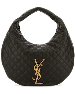 Saint Laurent Ysl Bo Icare Hobo - Black