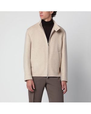 Lardini Zipup Jacket - Natural