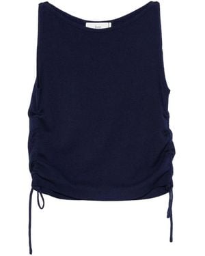 DUNST Drawstring Boat Neck - Blue
