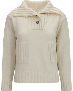 adidas By Stella McCartney Adidas By Stella Mccartney Ribbed Neck Sweater - White