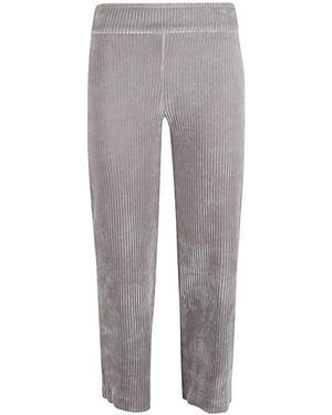 Avenue Montaigne Alex Velvet Pants - Gray