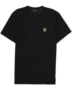 Belstaff T-Shirt With Logo Patch - Black