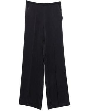 forte_forte High-Waisted Trousers - Blue