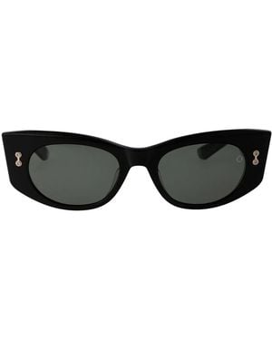 Akoni W Acetate Sunglasses - Black
