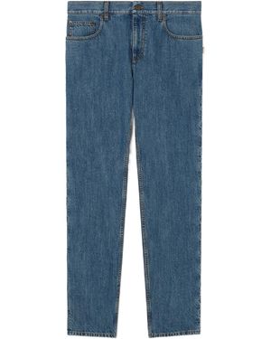 Burberry Wide-Leg Pants - Blue