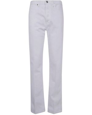 FRAME "The Vertical" High Rise Straight Leg Jeans - Grey