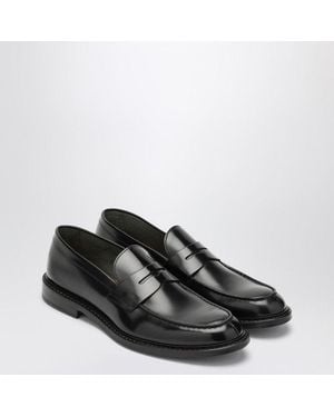 Doucal's Leather Classic Loafer - Black