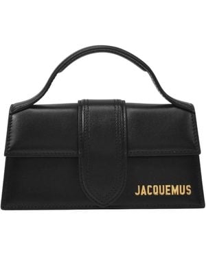 Jacquemus Bambino Small Leather Shoulder Bag - Black