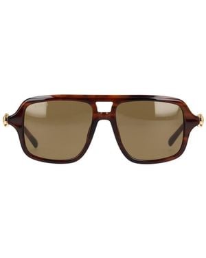 Gucci "Navigator" Sunglasses - Gray