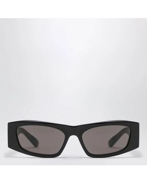 Balenciaga Nano Rectangular Sunglasses - Gray