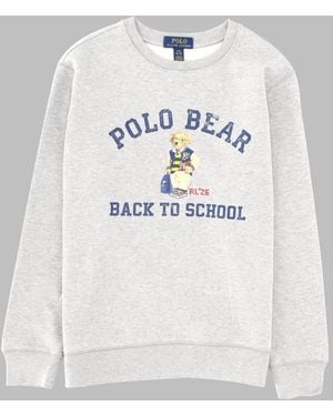 Polo Ralph Lauren Ls Kc-Tops-Knit - Gray