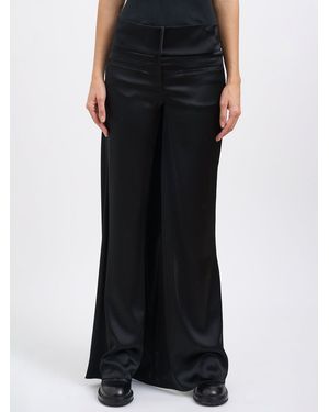 Courreges Infinity Satin Pants - Black