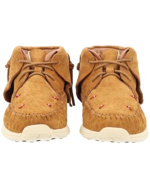 Visvim Lamb Skin Rubber Loafer - Natural