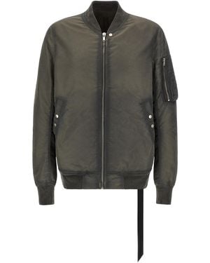 Rick Owens 'Classic Flight' Bomber Jacket - Gray
