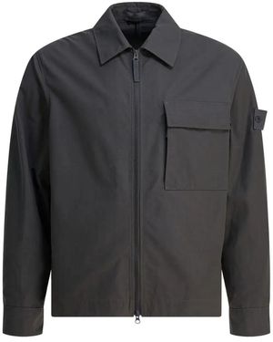 Stone Island Zip-Fastening Jacket - Black
