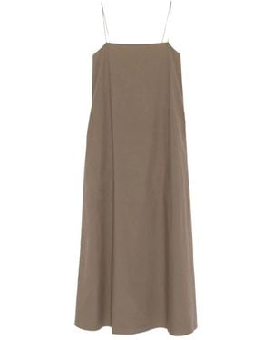 Matteau Cotton Long Dress - Natural