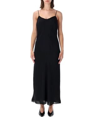TOTEME Silk Satin Slip Dressdescription - Black