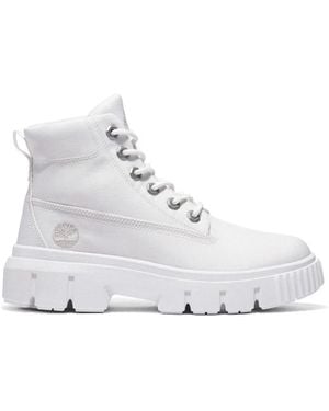 Timberland Greyfield Mid Lace-Up Boots - White