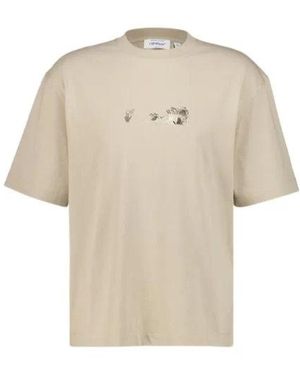Off-White c/o Virgil Abloh Spices Arrow Skate Mini T-Shirt For - Natural
