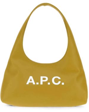 A.P.C. Small Ninon Shoulder Bag - Metallic