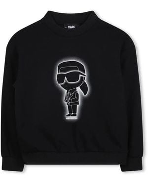 KARL LAGERFELD Sweatshirt With Logo - Black