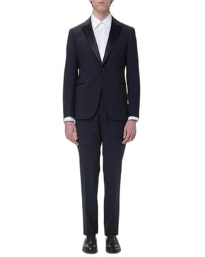 Giorgio Armani Dark Wool Dress - Blue