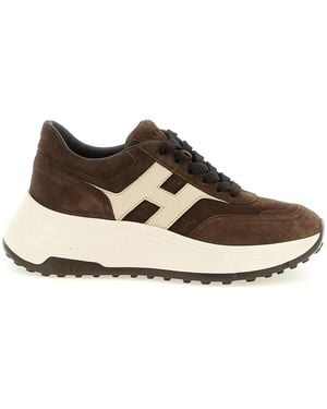 Hogan Hi-Fi' Sneakers - Brown