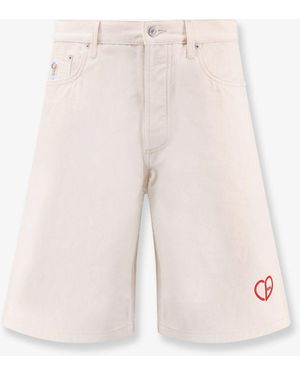 Dior Dior Cotton Bermuda Shorts With Cd Heart Logo - Pink