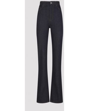 Balenciaga High Waist Slim Jeans - Blue