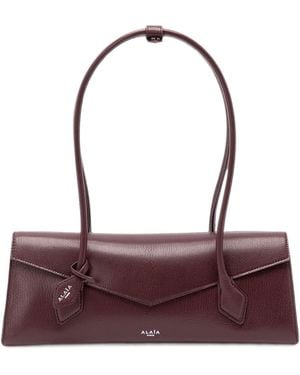 Alaïa Alaia Medium Le Teckel Flap Shoulder Bag - Purple