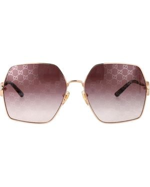 Gucci Metal Sunglasses - Metallic