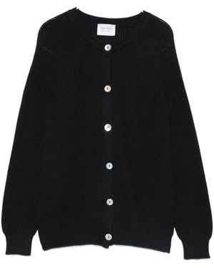 Be You Cotton And Cashmere Cardigan - Black