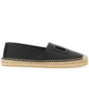 Dolce & Gabbana Dolce & Gabbana Espadrille With Logo - Black