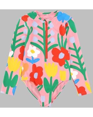 Stella McCartney Costume Da Bagno Maniche Lunghe - Multicolor