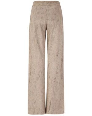D.exterior Wool Blend Pants - Natural
