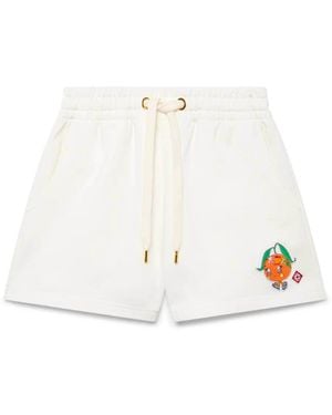 CASABLANCA Mascot Patch Short - White
