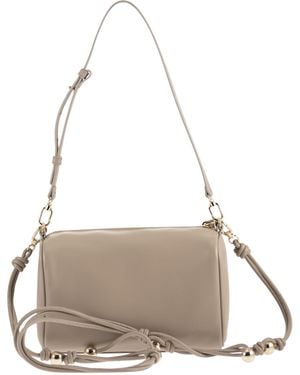 Furla Talia Mini – Leather Shoulder Bag - Gray