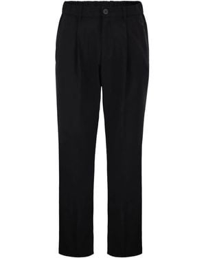 Herno Stretch Tailored Pants - Black