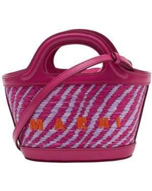 Marni Tropicalia Micro Purse - Purple