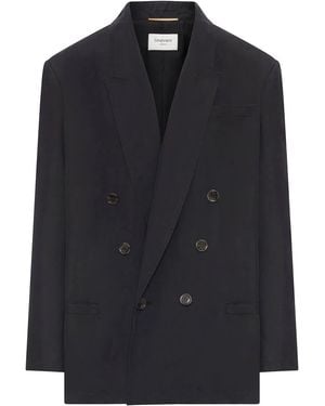 Saint Laurent Silk Formal Jacket - Black
