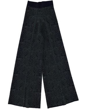Circus Hotel Trousers With Pattern - Blue